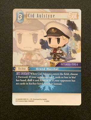 Final Fantasy TCG, Opus 9 - Cid Aulstyne 9-026C - Common - Ice