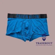 Calvin Klein CK men dark blue intense power microfiber trunk underwear size XL