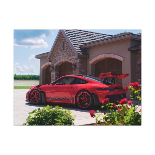 Porsche 911 GT3 RS High Resolution Museum Quality Horizontal Canvas Print #003 - Picture 3 of 10
