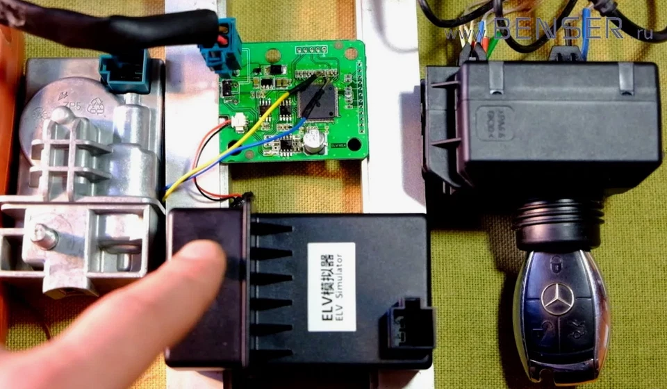 Mercedes Benz EZS ELV Reparatur Zündschloss Lenkradverriegelung für Vito 639 447 - Bild 2 von 4