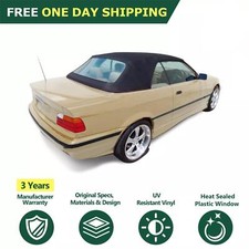 Convertible Soft Top Wwindow For 1994-1999 Bmw E36 318i 323i 325i 328i M3 Black