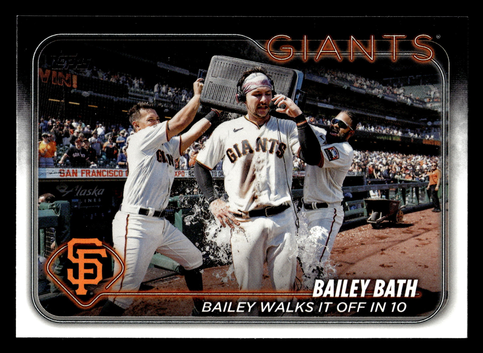 Bailey Bath (Patrick Bailey) 2024 Topps #358 San Francisco Giants