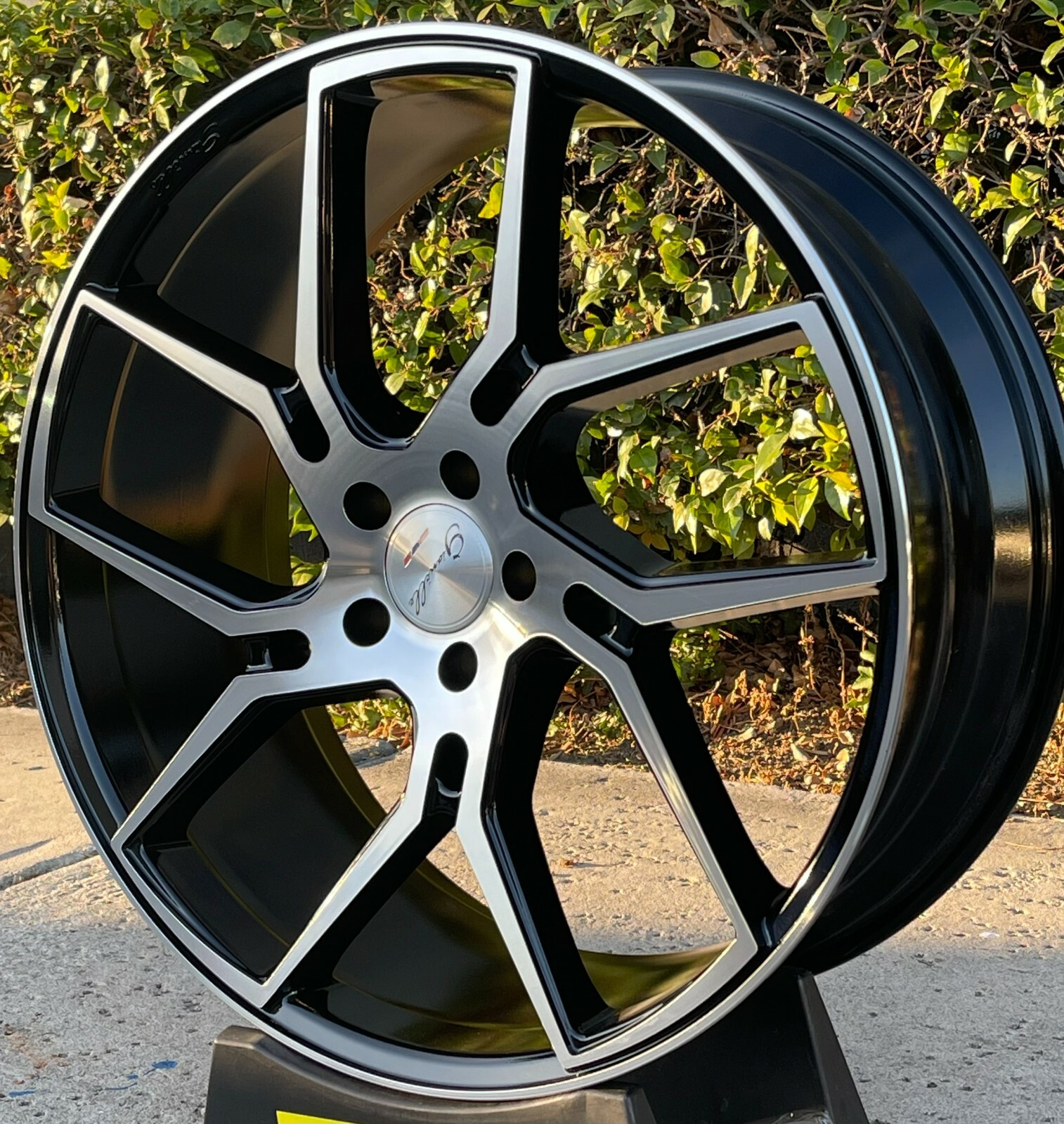 22'' Giovanna Dilijan Mercedes S550 Bentley S63 Black Machine Tires GLC X5 750LI