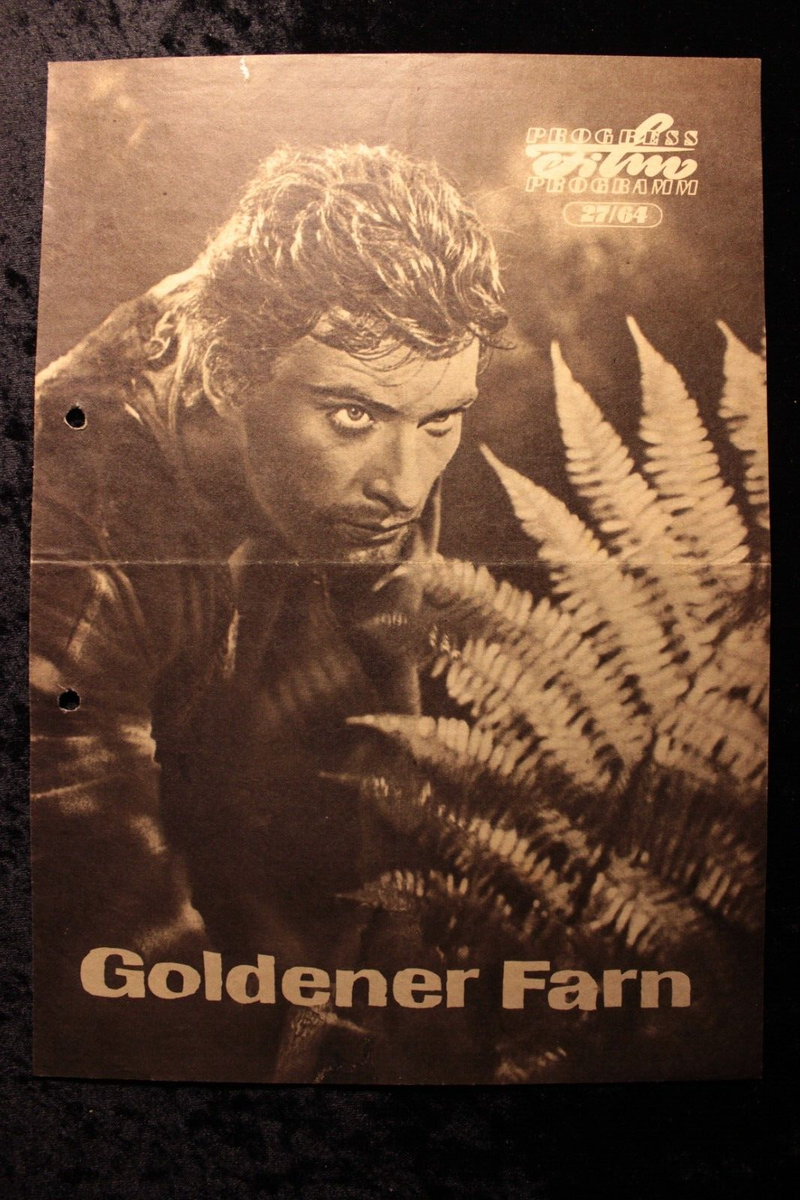 Progress Filmprogramm 27/64 Film Vintage Reklame Goldener Farn (S02) |  eBay.de
