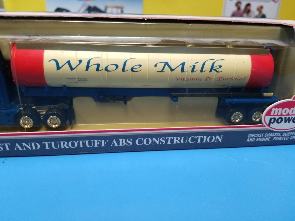 MODEL POWER  WHOLE MILK  TRACTOR AND  TANKER TRAILER  "NEW" - Image 4 of 4