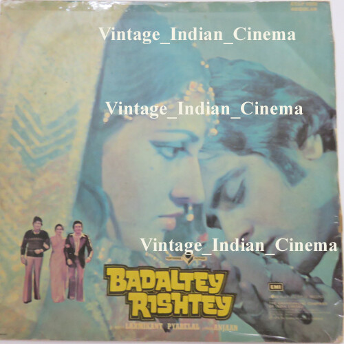 Badalte Rishtey 1978 Jeetendra Rishi Hindi Bollywood Rare Vinyl LP 12 ...
