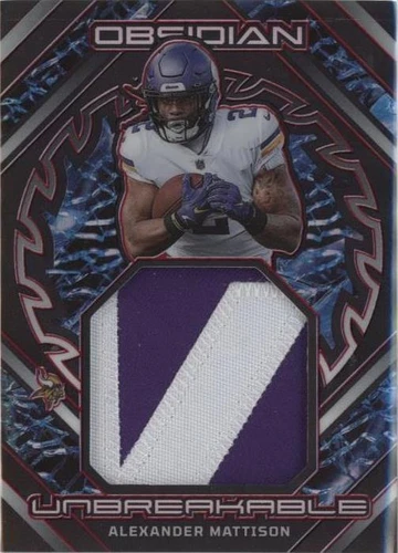 2023 Panini Obsidian Alexander Mattison #UM-AMA