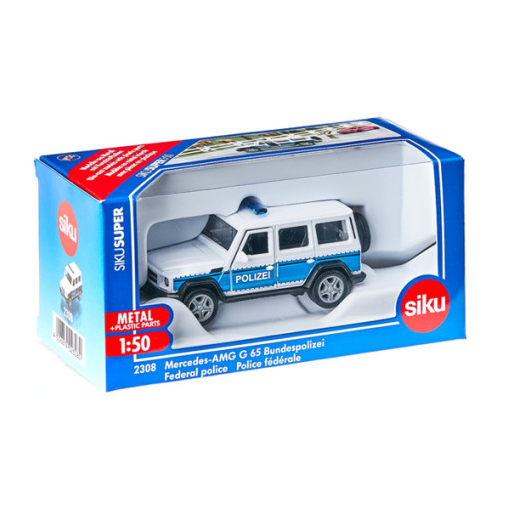 SIKU 1:50 Mercedes-Benz G 65 Federal Police Car Diecast Model Car