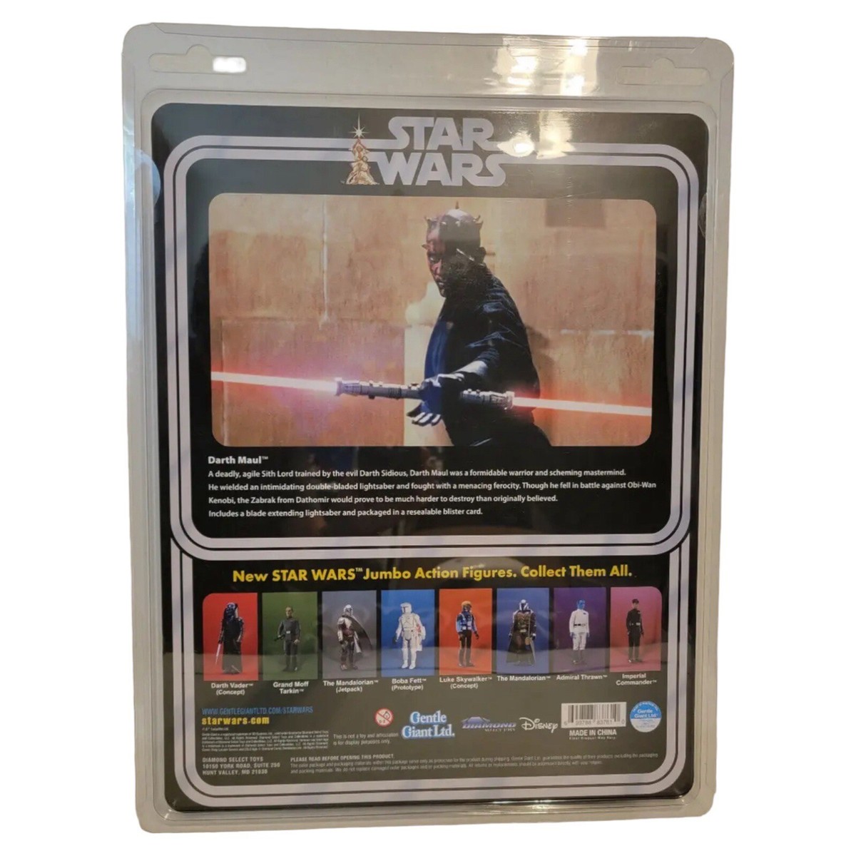 GENTLE GIANT STAR WARS JUMBO THE PHANTOM MENACE DARTH MAUL