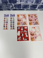 Lot Of 6 NOS Winnie the Pooh 102 Dalmatians  Disney Stickers Mini Zoo Tattoo B15