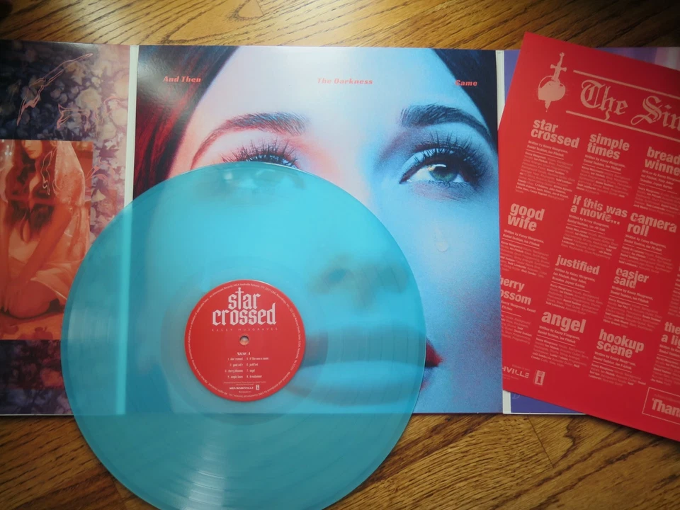 SIGNED by Kacey Musgraves | Star Crossed Vinyl LP | Limited Ed Blue Translucent - Image 2 of 2