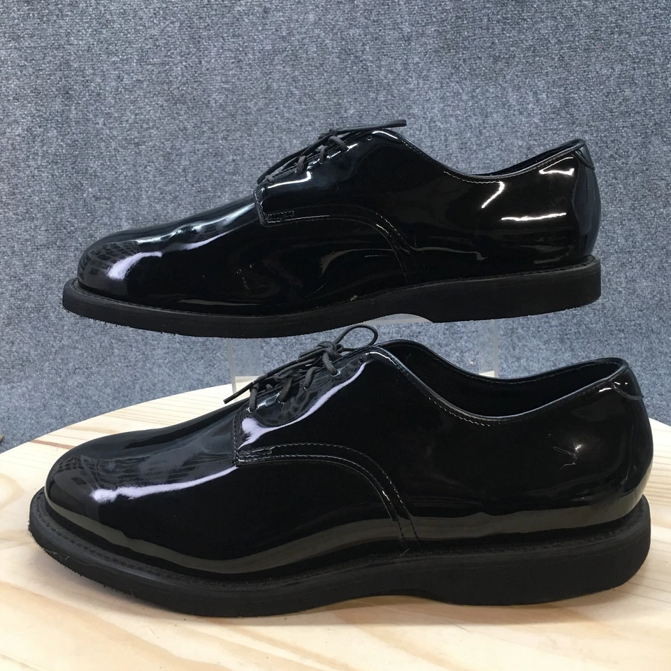 Zapatos Thorogood Para Hombre 16M Clásicos Poroméricos Oxford Brillo Negro Charol Foto 2 de 4