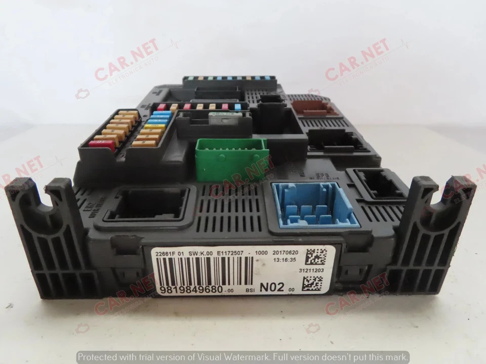 9819849680 BSI-N02 CENTRALINA SERVIZI BODY COMPUTER VALEO BSI PEUGEOT 208 I CA - Immagine 2 di 4