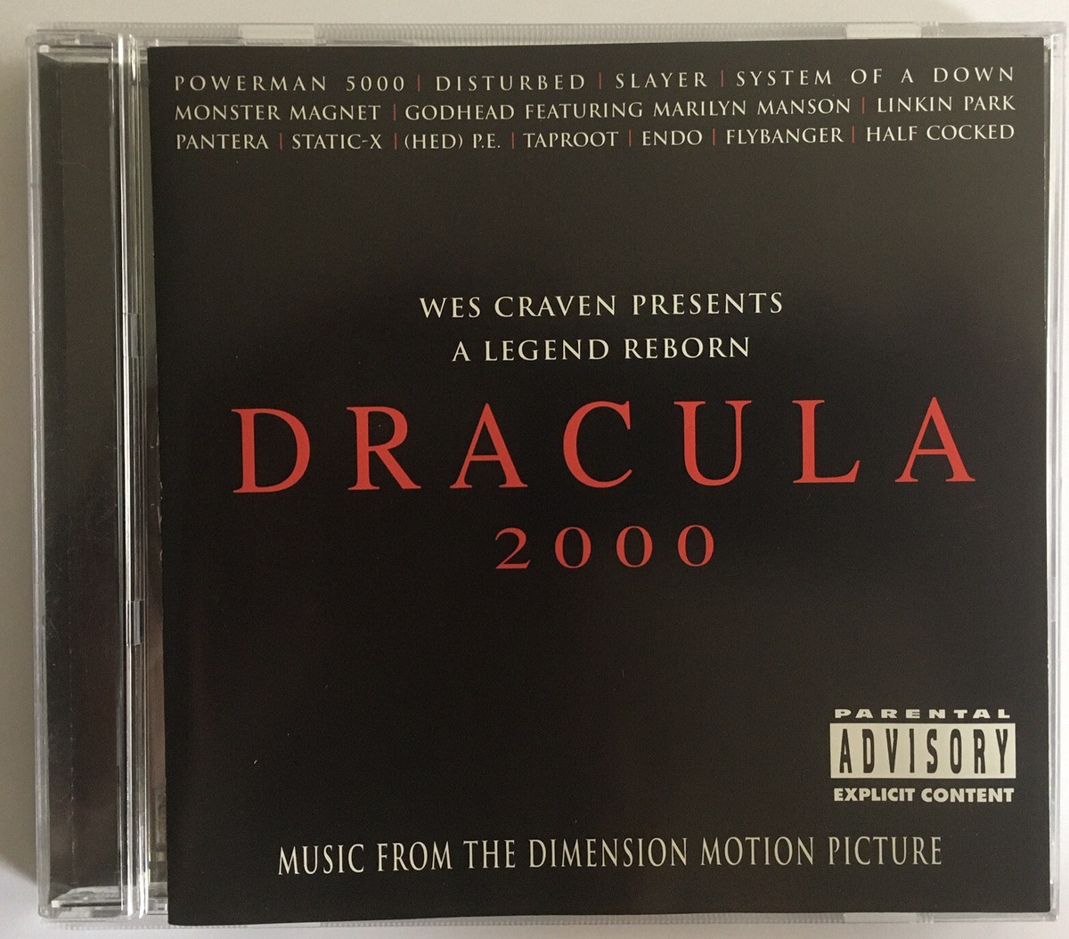 Dracula 2000, Music from the Dimension Motion Picture CD (2000