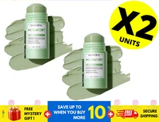 SKINTIFIC Mugwort Acne Clay Mask Stick (reduces redness, inflammation ) 40g X 2