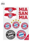FC Bayern Munich Tattoo Set 17 Skin Tattoos for Kids Official Licensed Product