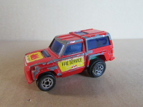 818 I MAJORETTE MOTOR RANGE ROVER POMPIERS FIRE SERVICE - Photo 1/7