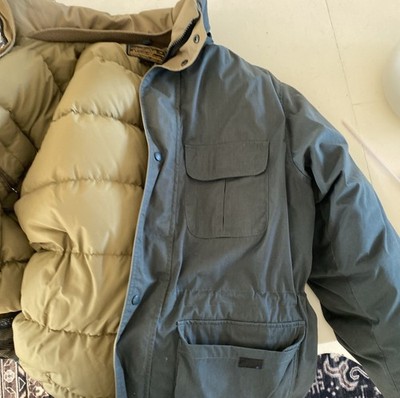 Vintage Eddie Bauer Ridge Line Parka Jacket Mens Large Green Goose Down