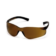 Pyramex S2515S Ztek Safety Glasses Coffee Lens Wraparound ANSI Z87.1
