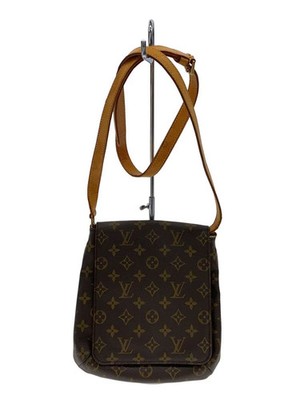 LOUIS VUITTON Musette Salsa Monogram Canvas Long Shoulder PVC BRW