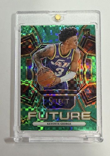 Keyonte George [Green Prizm] #14 2023 Panini Select Future card