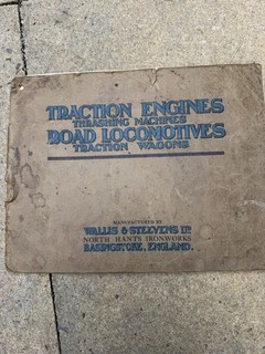 Original Wallis & Steevens Ltd Catalogue Of Traction Engines Road Locomotives