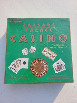 Gameplan Caesars Palace Casino Board Game Slots Roulette Dice Cards NEW SEALED