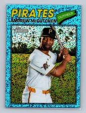 2026 Topps Heritage #270 Andrew McCutchen Chrome Light Blue Sparkle Refractors