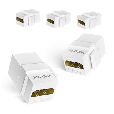 5-Pack 8K HDMI Keystone Jack with 8K 60Hz and 4K 120Hz, HDMI 2.1 8K 5Pack