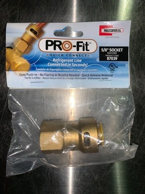 5/8'' PRO-Fit Quick Connect Socket Push ACR Adapter 87039