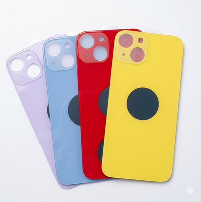 iPhone 13 Big Hole Backcover Glas Rückseite Akkudeckel Ersatz Mit Alle Farben