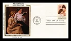 DR JIM STAMPS US COVER HELEN KELLER AND ANNE SULLIVAN FDC COLORANO SILK CACHET