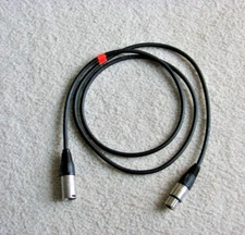 CANARE QUAD MIC CABLE 56"  XLR PATCH CABLE   VGC NEUTRIK CONNECTORS