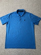 Nike Golf Blue Dri-fit Disney Parks Mickey Mouse Dot Camo Polo Shirt XL