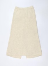 Zara Women Beige Knit A-Line Midi Skirt Size M