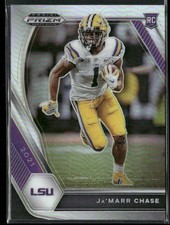 2021 Panini Prizm Draft Picks Collegiate #112 Ja'Marr Chase Silver
