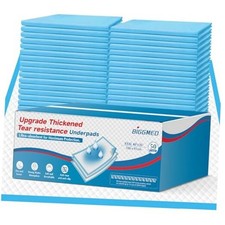 Tear-Resistant Incontinence Bed Pads 40'' 40"x36"- 50 Count Tear-resistant 50