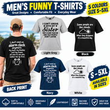 Mens Sarcastic T-Shirt Funny Rude Joke Offensive Novelty Gift Idea Dad Him Slog