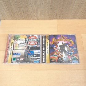 Sega Saturn Console Japan Bundle with 8 Games & 1 Controller Tested HST-3210