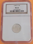 1945 S  MS 66 NGC MERCURY DIME