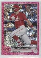 2022 Topps Chrome Magenta Speckle Refractor 74/350 Trey Amburgey #61 0q3