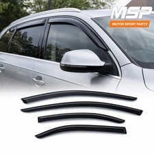 4pcs Rain Guard Vent Visor Sun Shade Tape On For Mitsubishi Outlander 2011-2015 4pcs Rain Guard Vent Visor Sun Shade Tape On For Mitsubishi Outlander 2011-2015