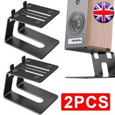Image of Desktop Speaker Stands 2PCS Anti Slip Heavy Duty Metal Studio Monitor Stands UK