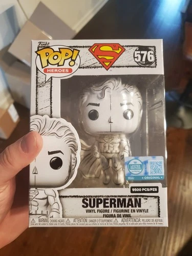 Funko Pop! DC Superman (Sketch) #576 LE 9500 Pieces Supreme w/Protector