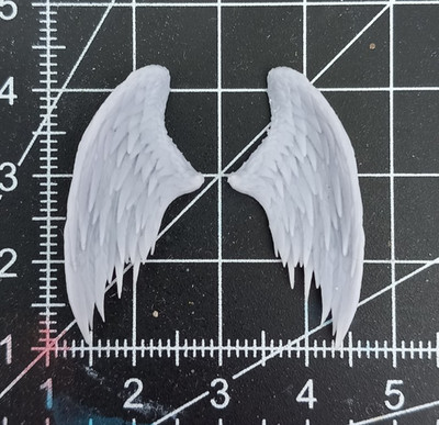 10x Angelic Feathered Wings, Resin Monster Upgrade Bits, Fantasy Restposten Teile