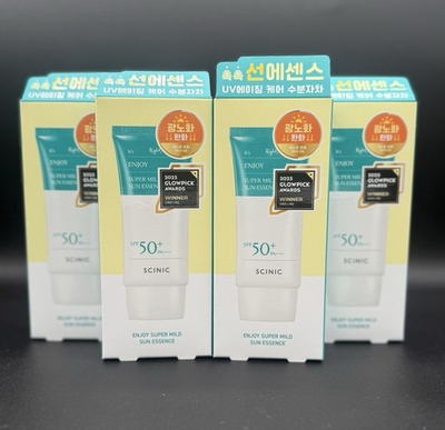 #ad #ad SCINIC Enjoy Super Mild Sun Essence 2 Set SPF50 PA 1.69 fl oz 50ml Pack 4 $21.48