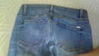 LEATHER TRIM/LACE UP ANKLE White House Black Market Skimmer Sz 6 Denim Jeans EUC — photo 6