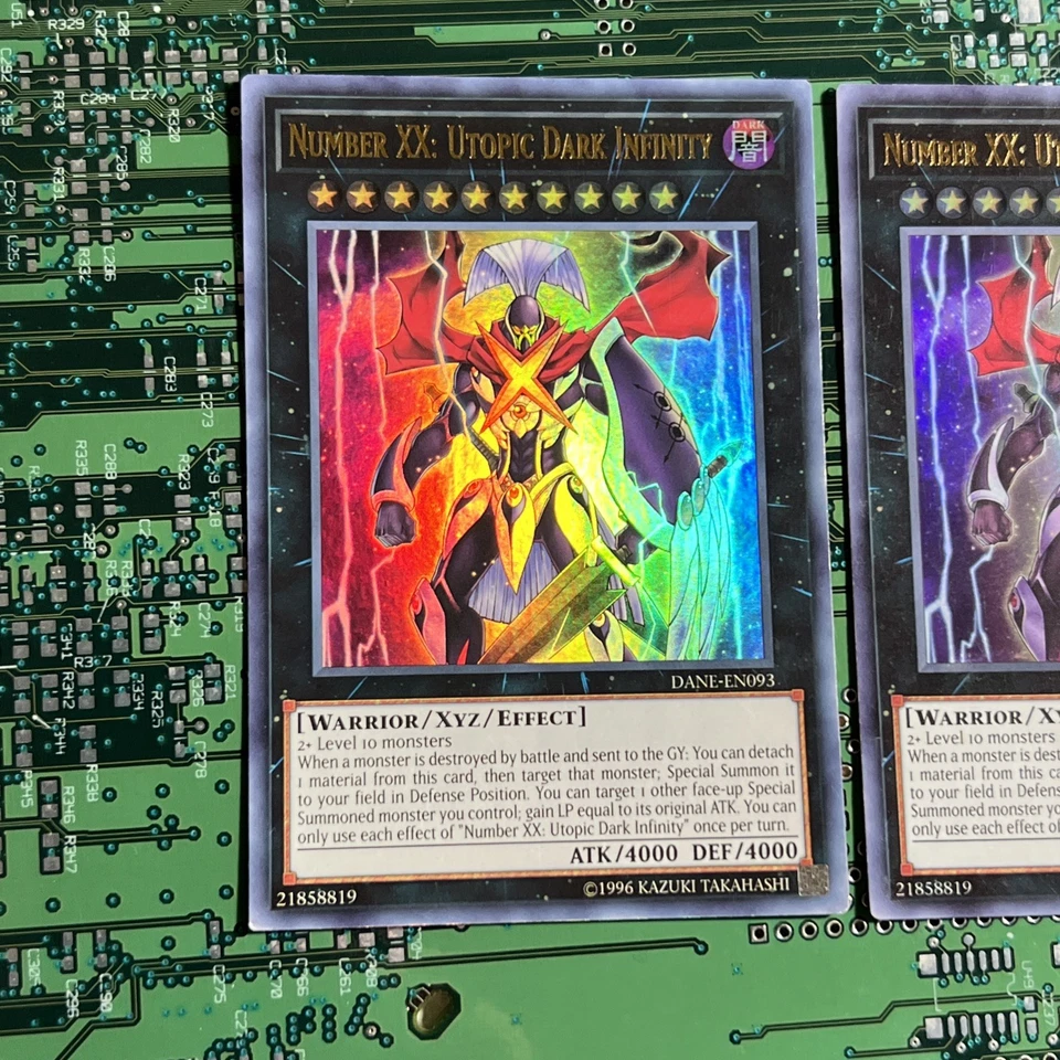 Number XX: Utopic Dark Infinity DANE-EN093 Ultra Rare Unlimited Yugioh Card 2 - Image 2 of 4