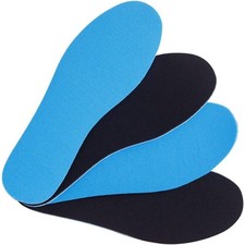 2 Pairs Breathable Insoles, Super-Soft, Sweat-Absorbent, Double-Colored and