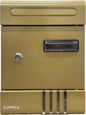 10006LB - Cassetta Postale Modello "HOUSE" Di Colore Bronzo. Dimensioni: 290X200